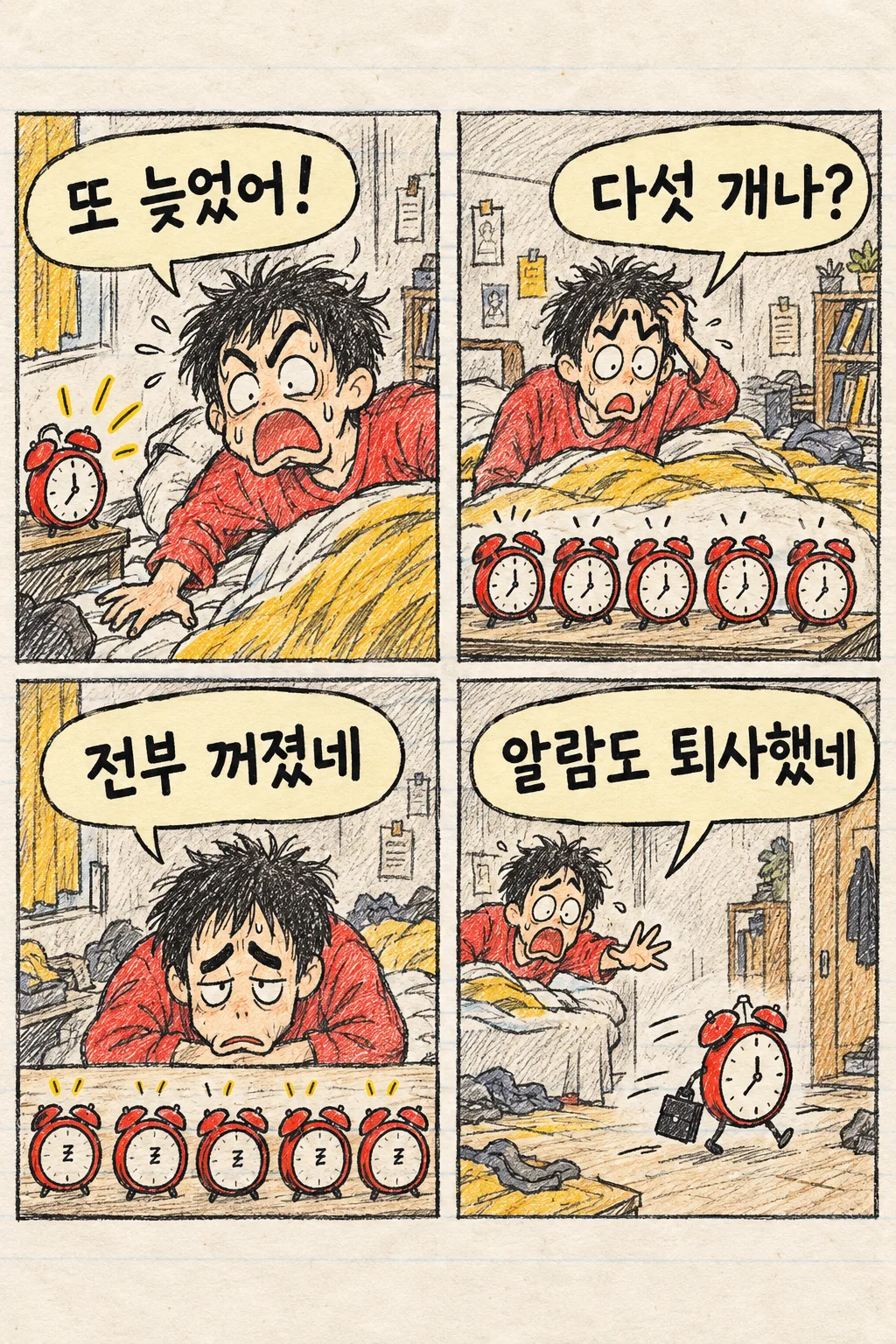 병맛 낙서 인스타툰 샘플