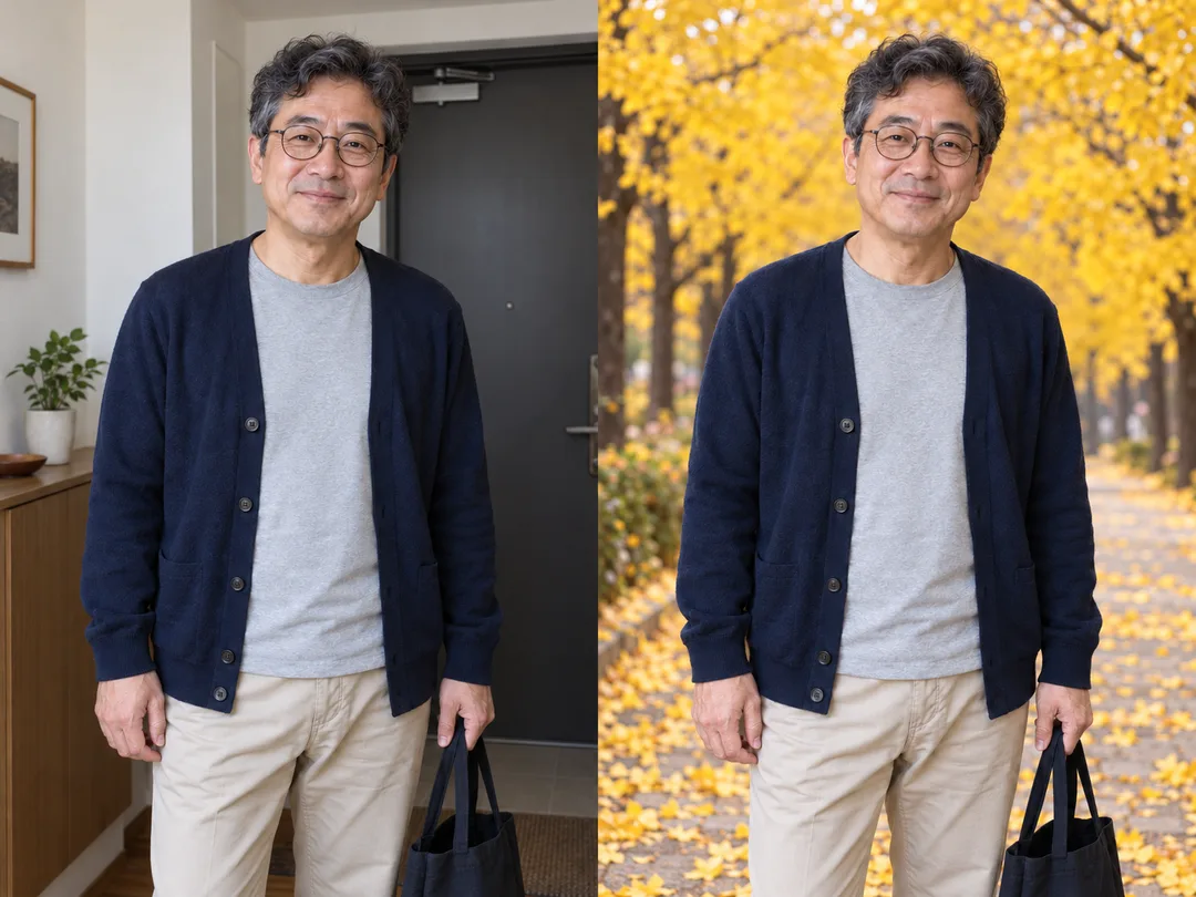 紅葉ポートレート — 自分らしさを残して秋の並木道へ サンプル 2