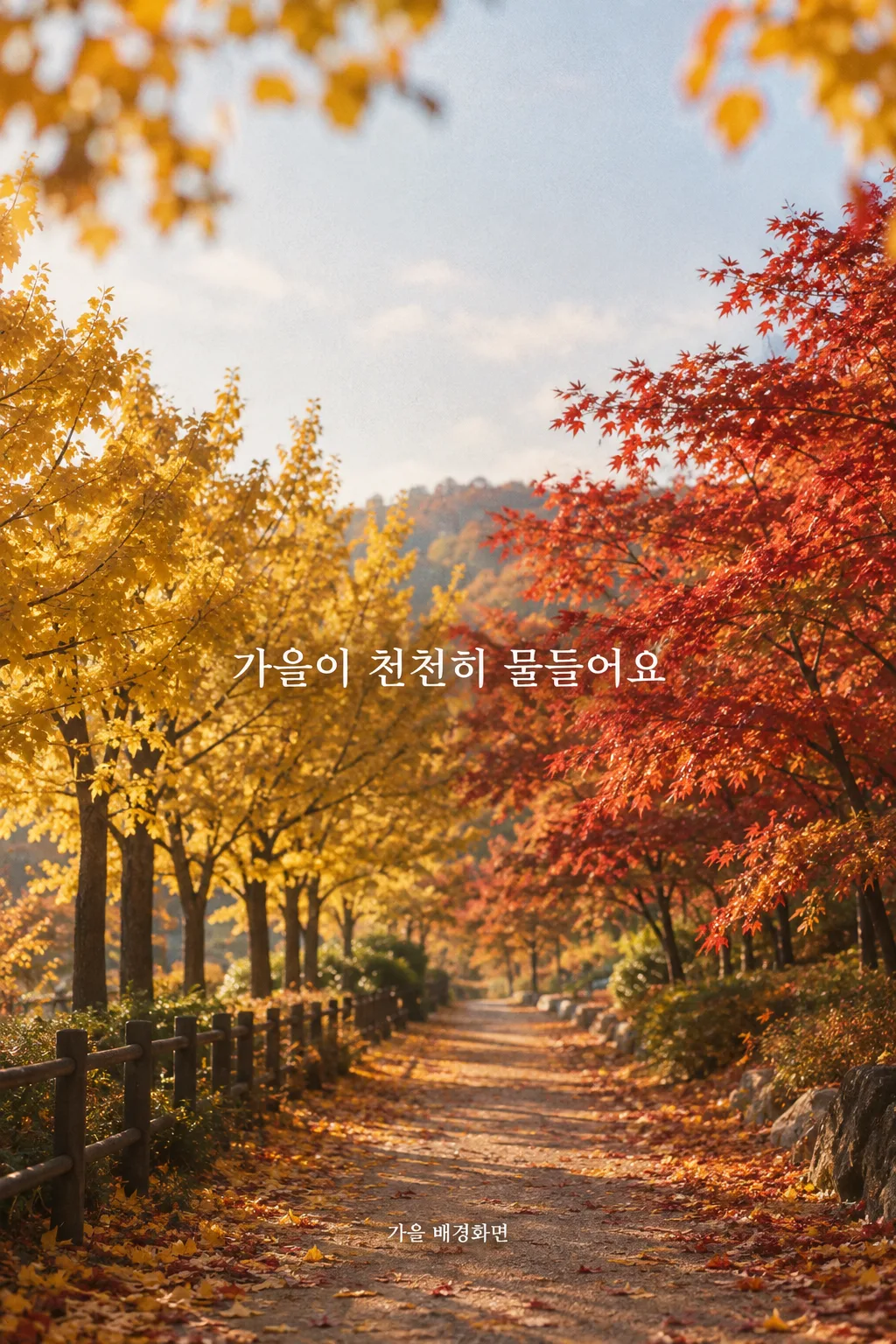 가을 배경화면 샘플