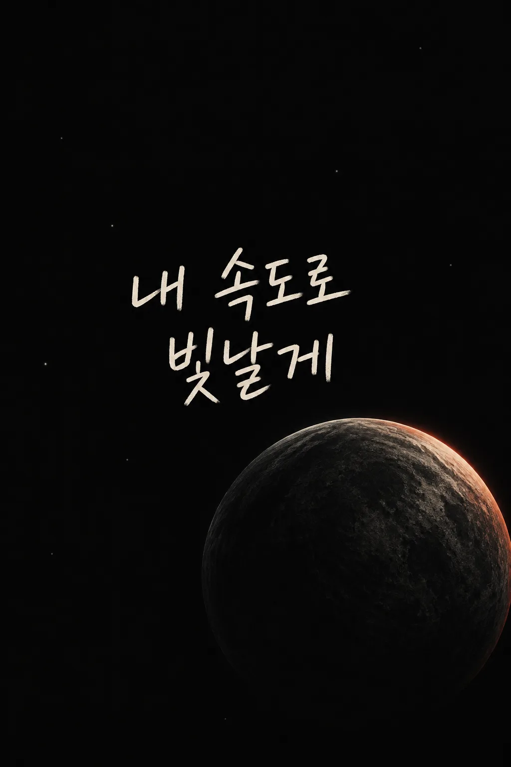 검은 우주 행성 배경화면 샘플