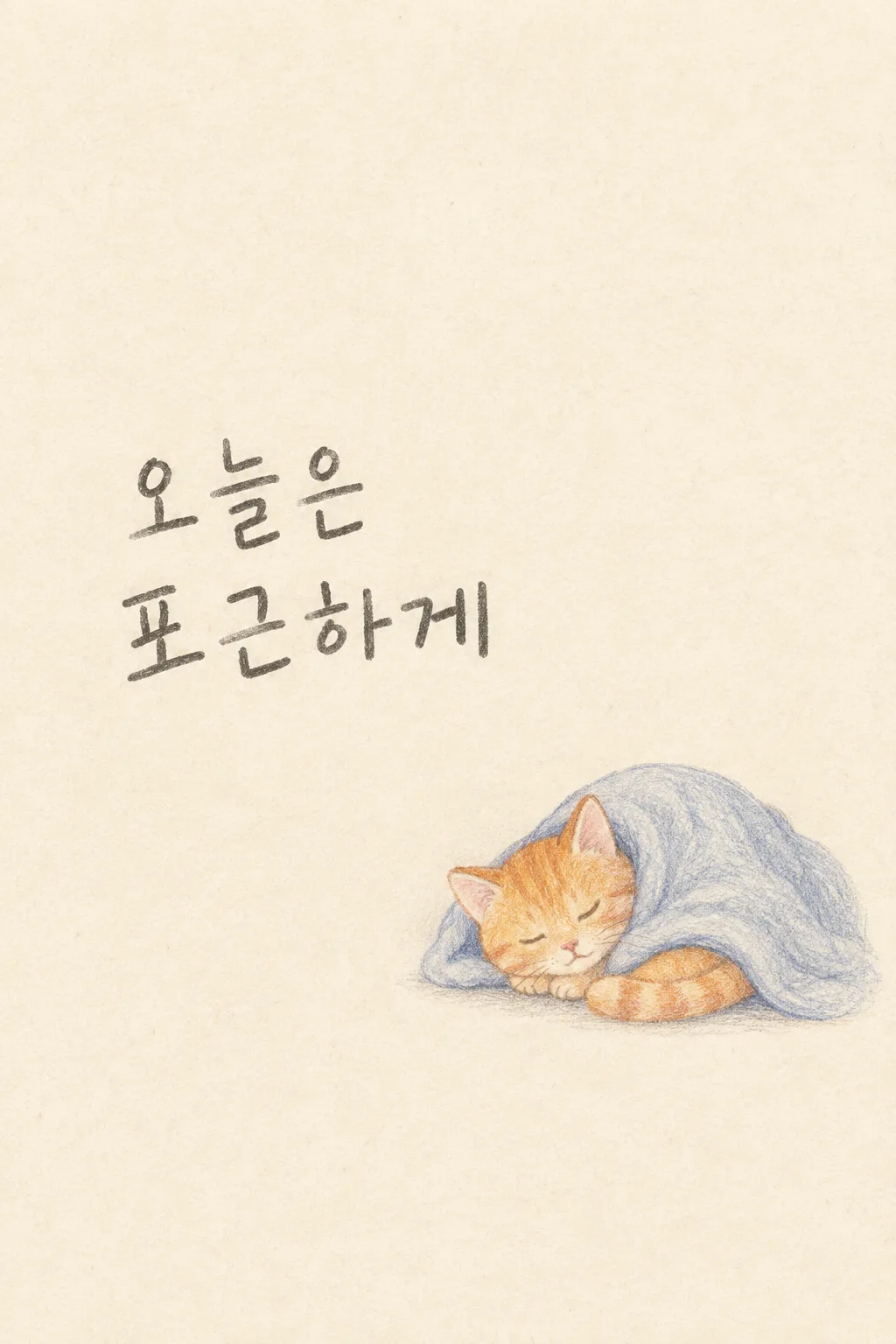 담요 고양이 배경화면 샘플