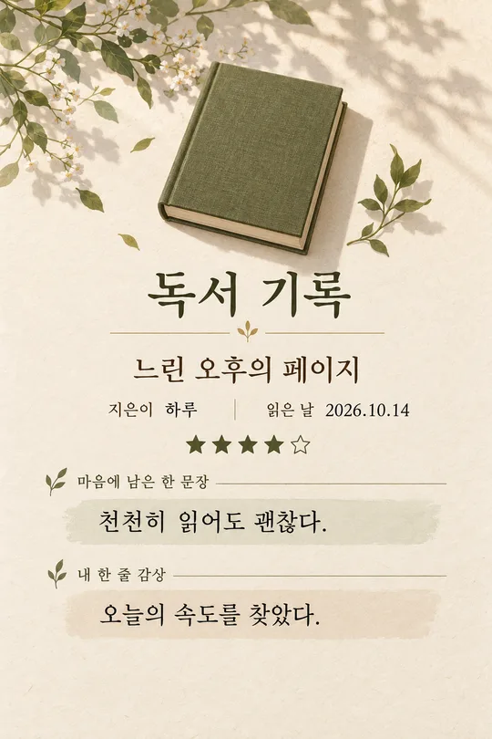 Book Reading Journal