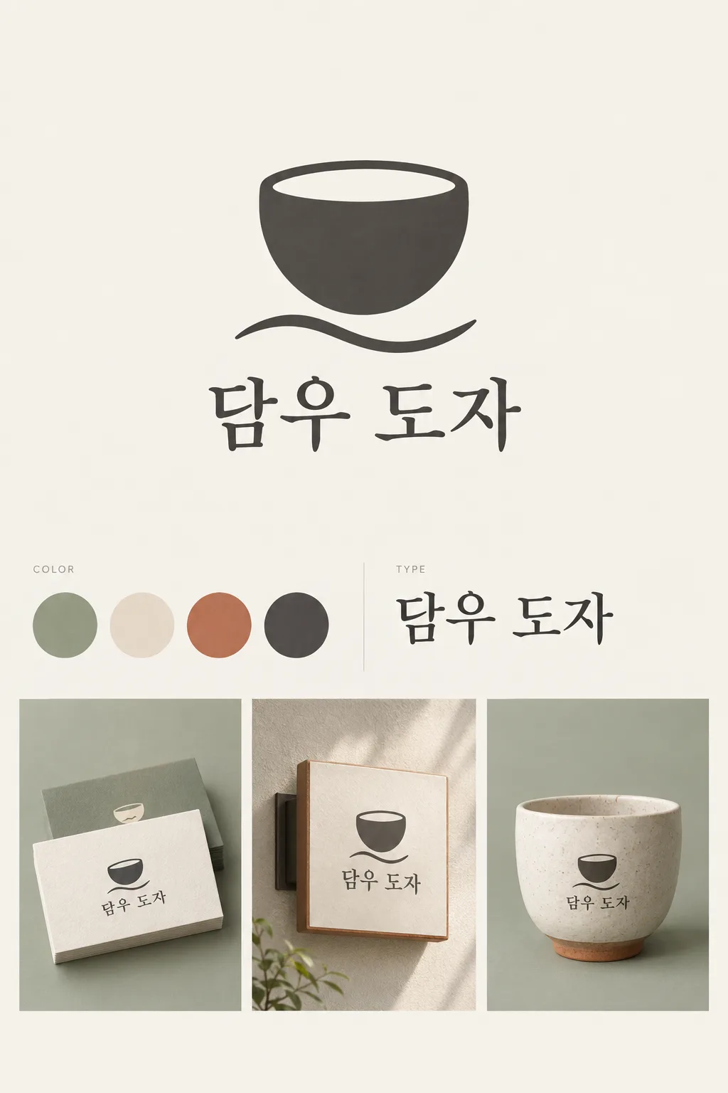 브랜드 보드 로고 샘플
