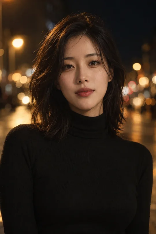 시네마틱 인스타 프로필 — 내 사진을 영화 스틸 같은 밤 도시 · 빗창가 프로필로