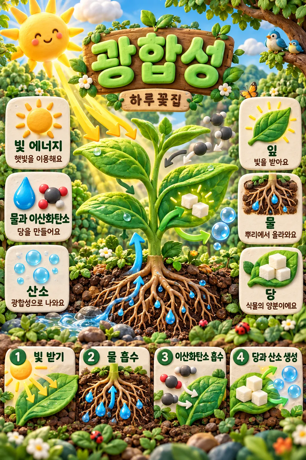 3D Clay Infographic Poster — Example 2