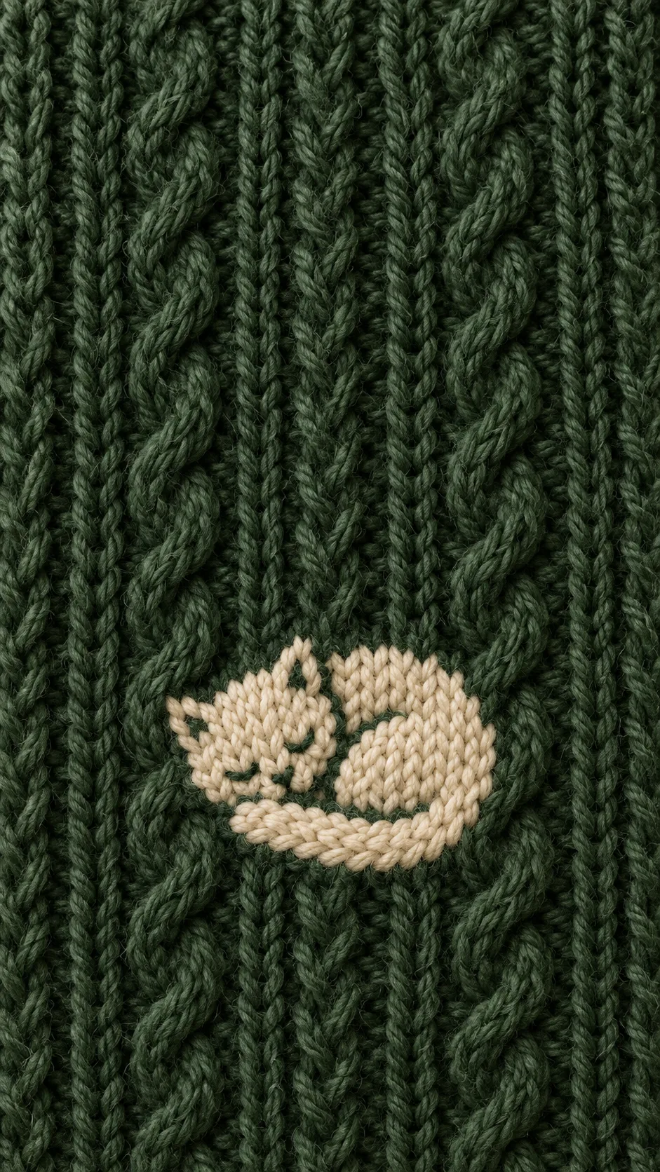 Cozy Knit Texture Wallpaper — Example 2