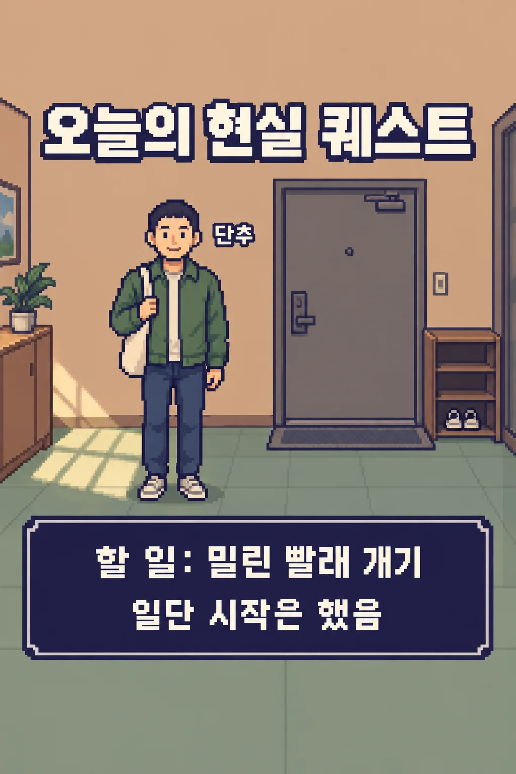 오늘의 현실 퀘스트 샘플