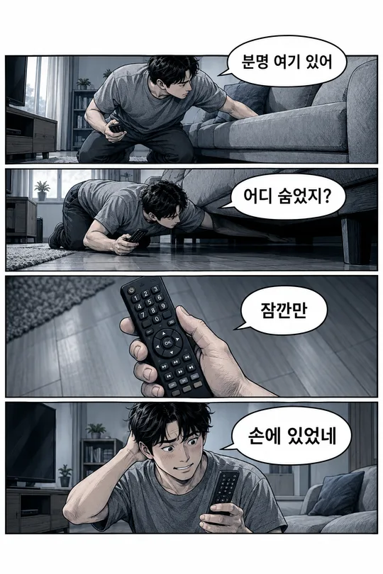 100 극화풍 반전 4컷