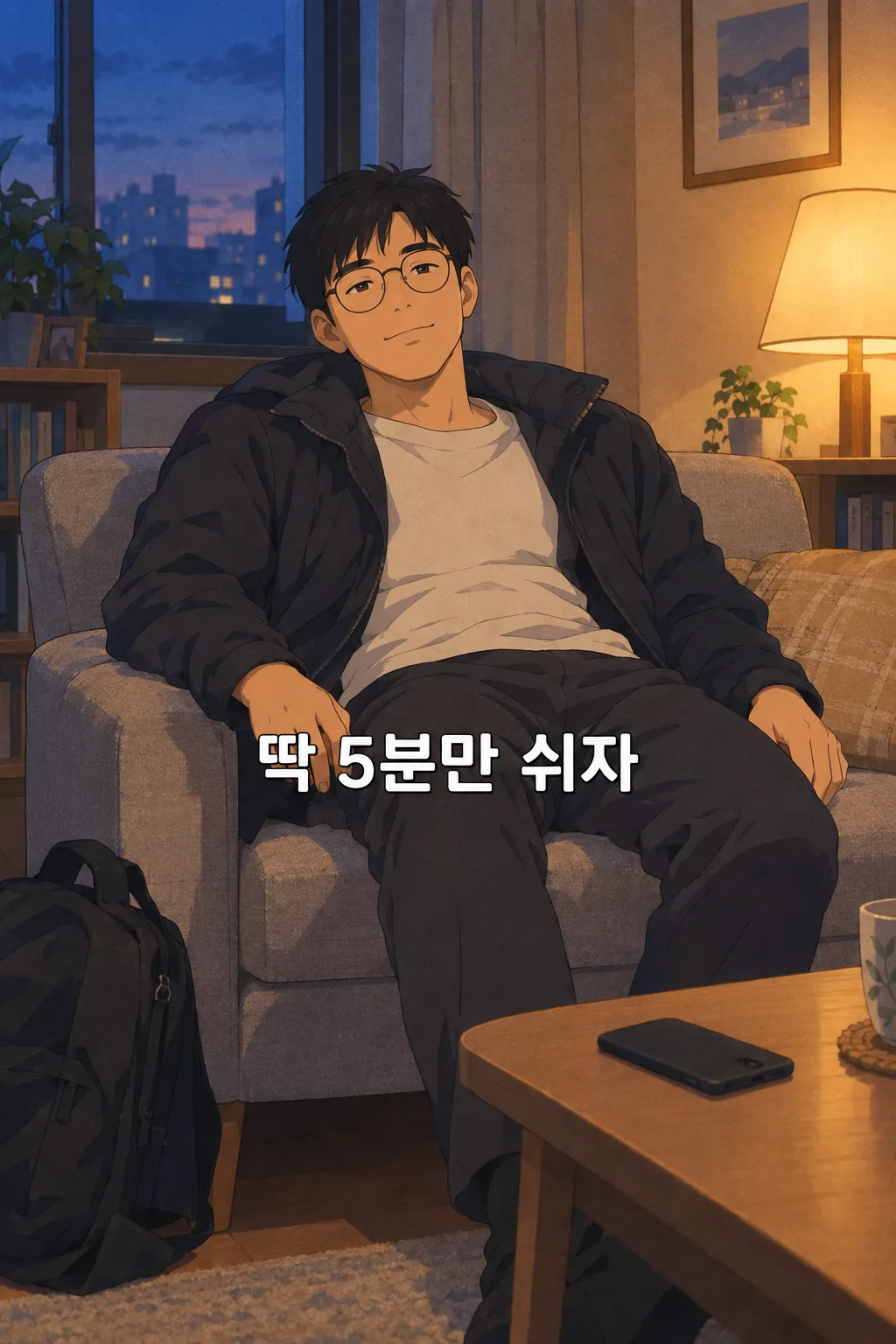 하루 끝 애니 자막 밈 샘플