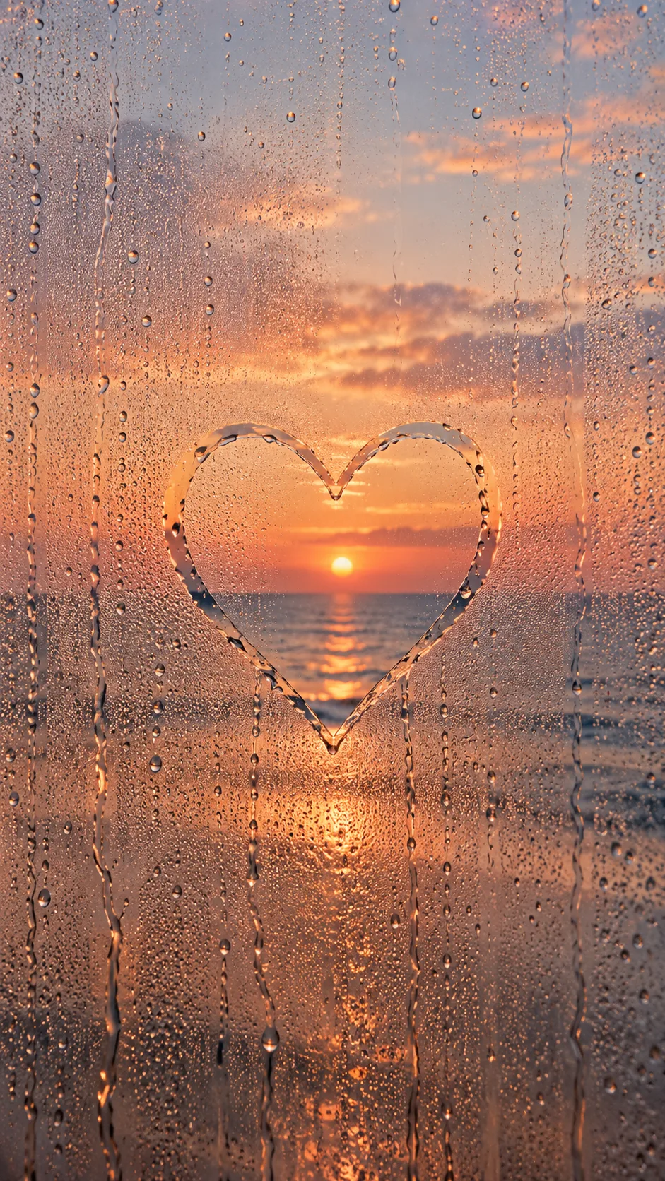 Finger-written fogged window wallpaper — Example 3