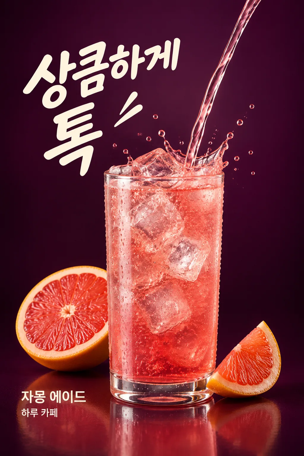 과일 에이드 스플래시 샘플