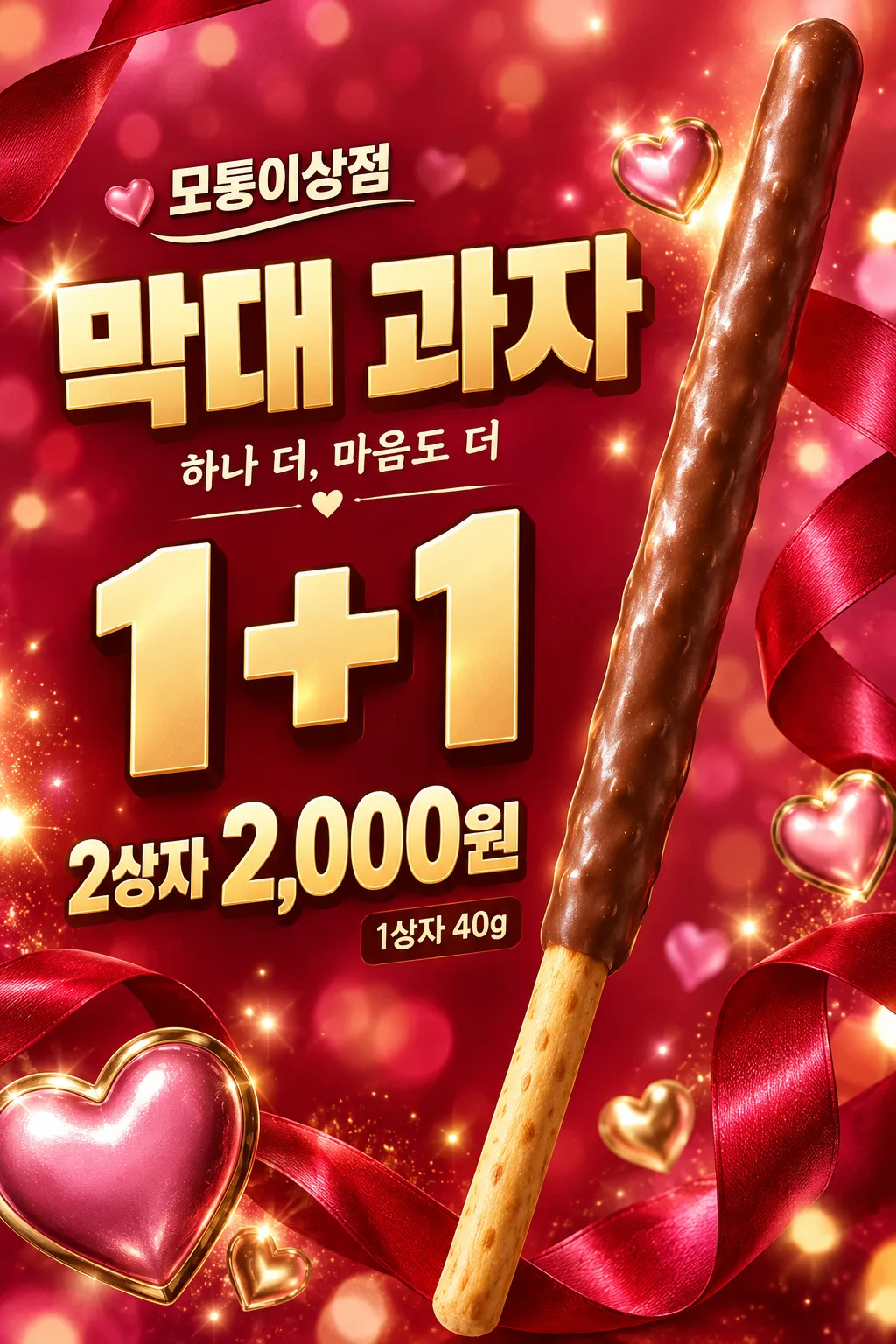 막대 과자 행사 포스터 샘플