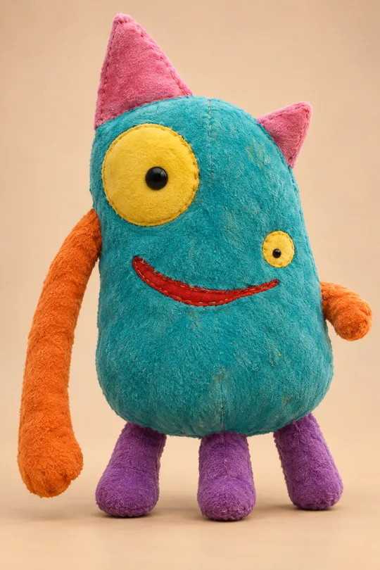 Child's drawing to a 3D character — keep every wonky detail