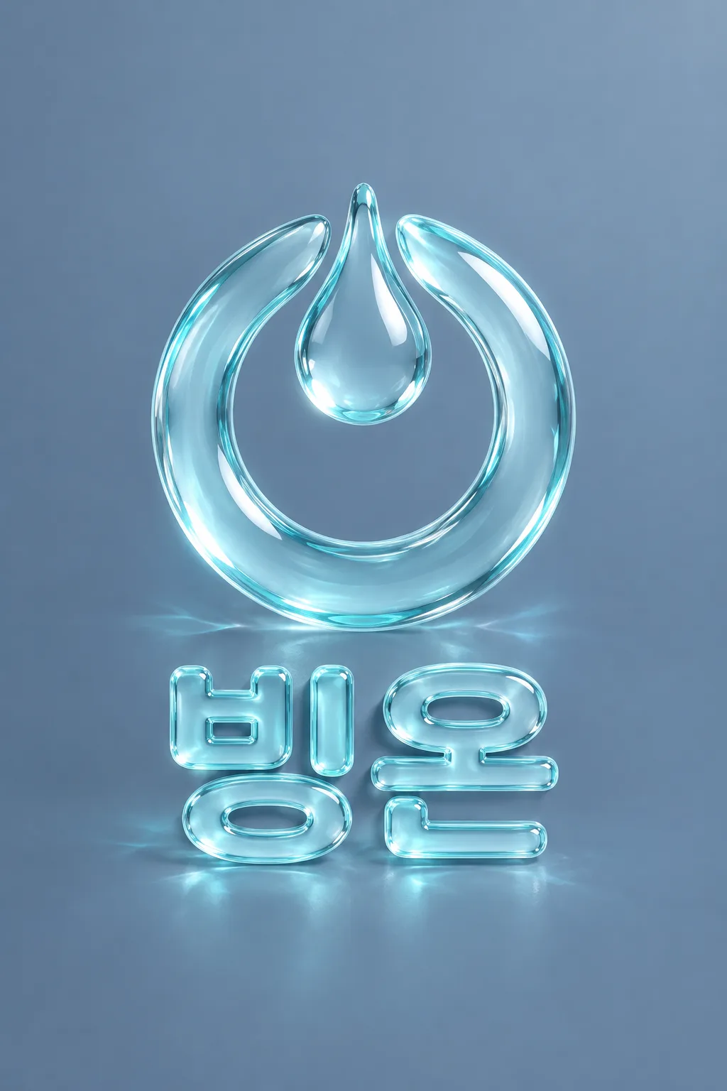 글래스 로고 샘플