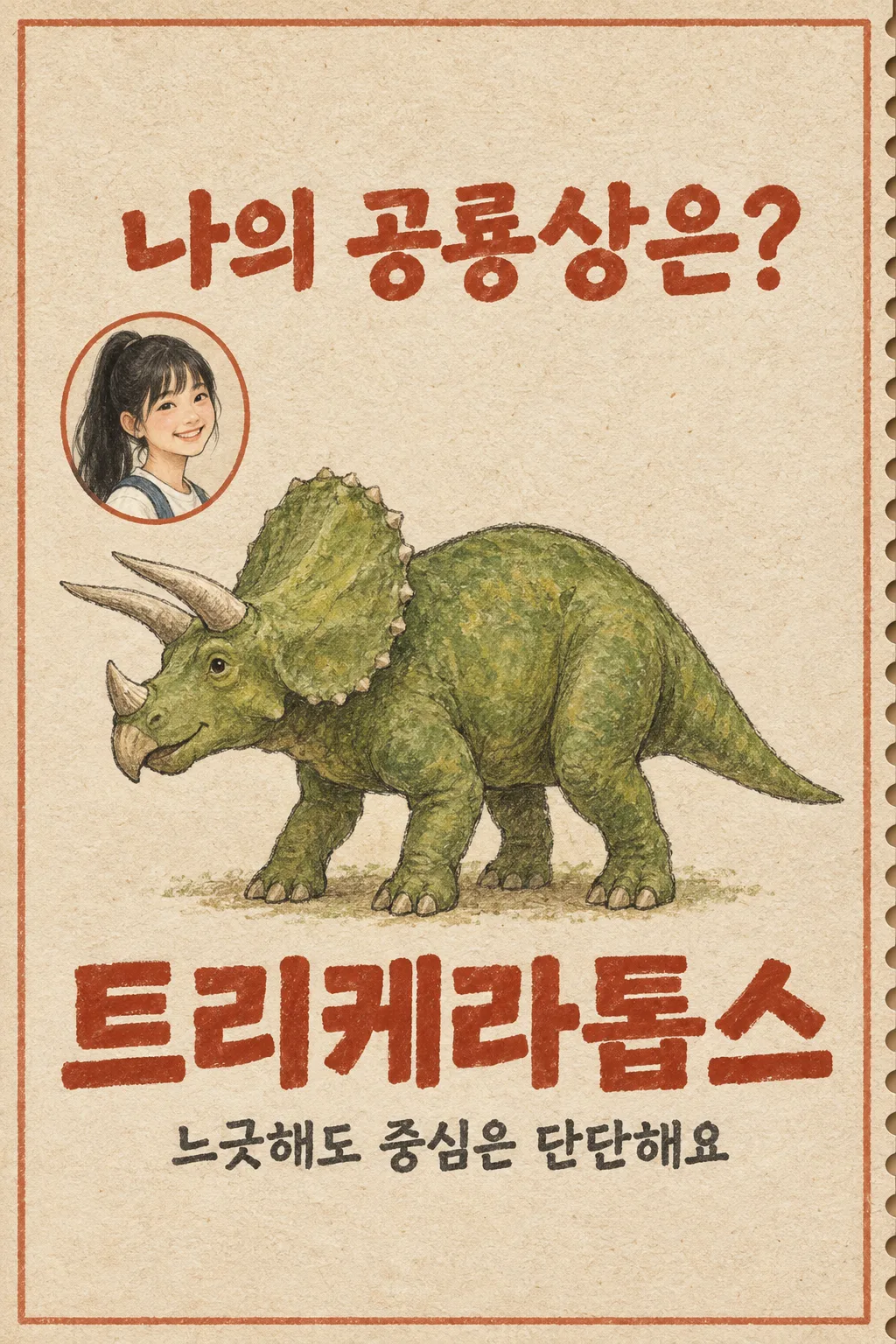私はどの恐竜タイプ？ サンプル