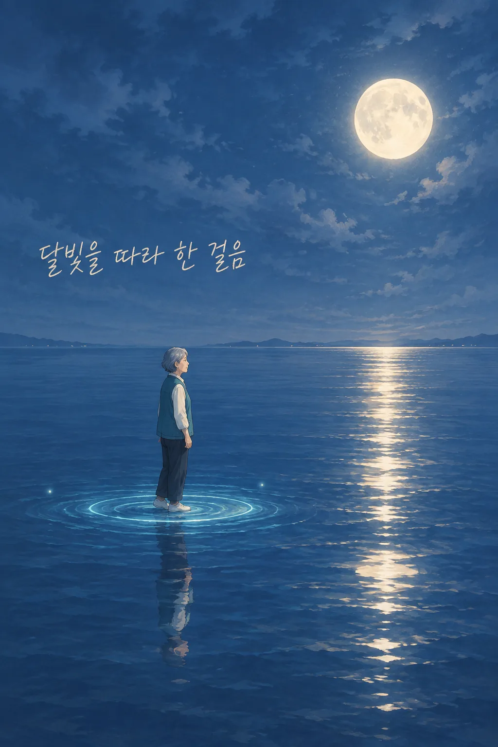내 사진 달빛 바다 소환 샘플