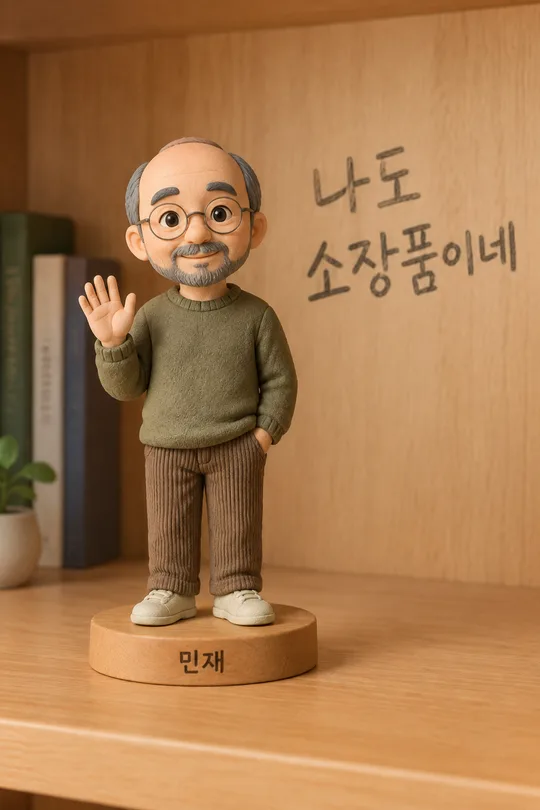 내 사진 점토 피규어