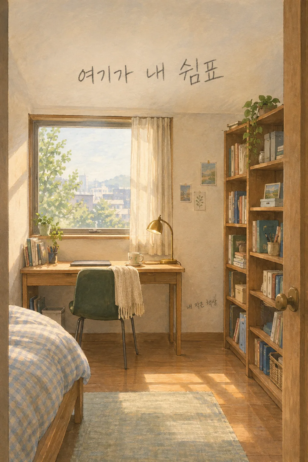 私の部屋をアニメ風景に サンプル