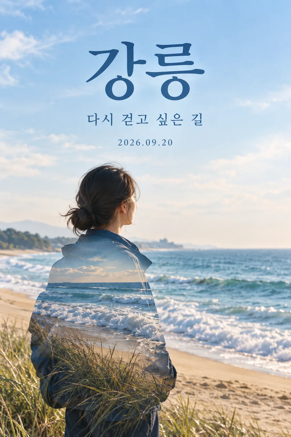 내 여행 사진 이중노출 포스터 샘플