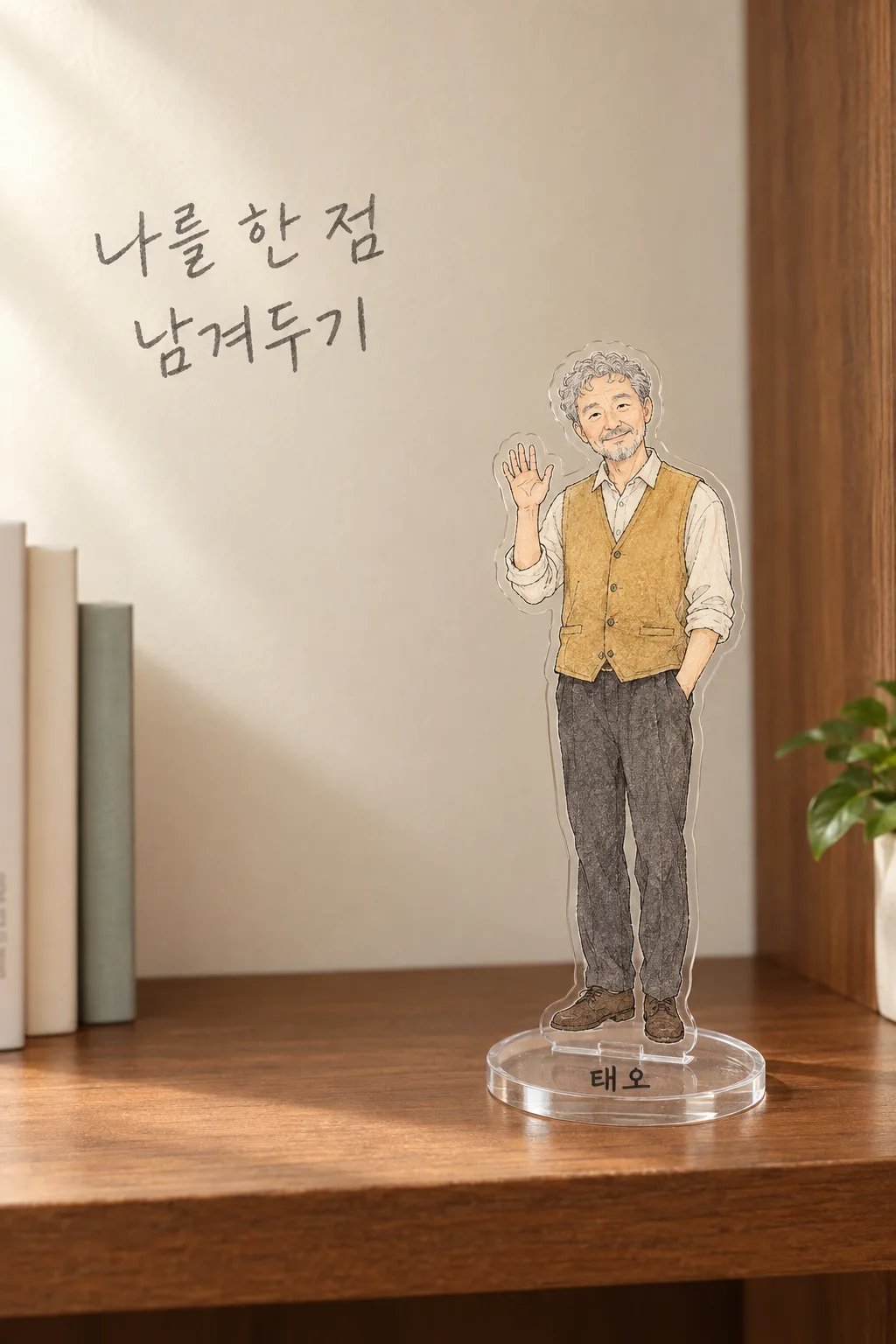 내 사진 수채 아크릴 스탠드 샘플