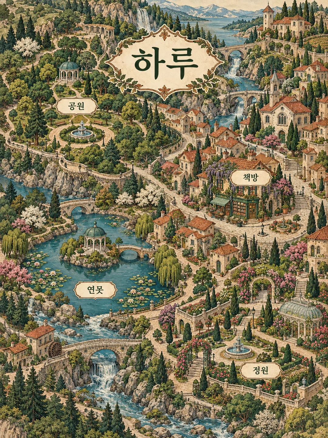 Neighborhood Map Poster — Example 3