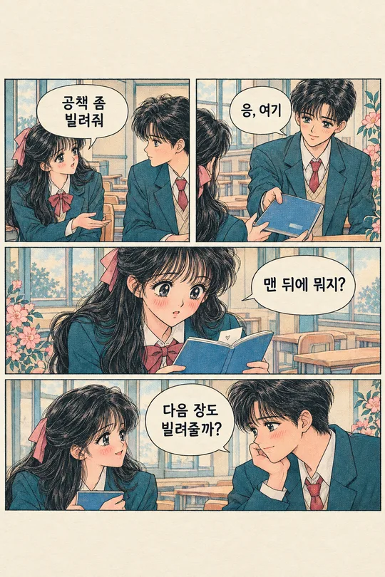 098 90년대 순정만화 인스타툰