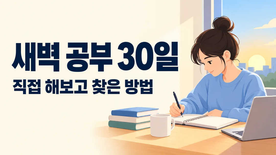 브이로그 · 스터디 영상 썸네일 — 롱폼 가로 · 숏폼 세로, 작게 봐도 읽히는 큰 카피 샘플 2