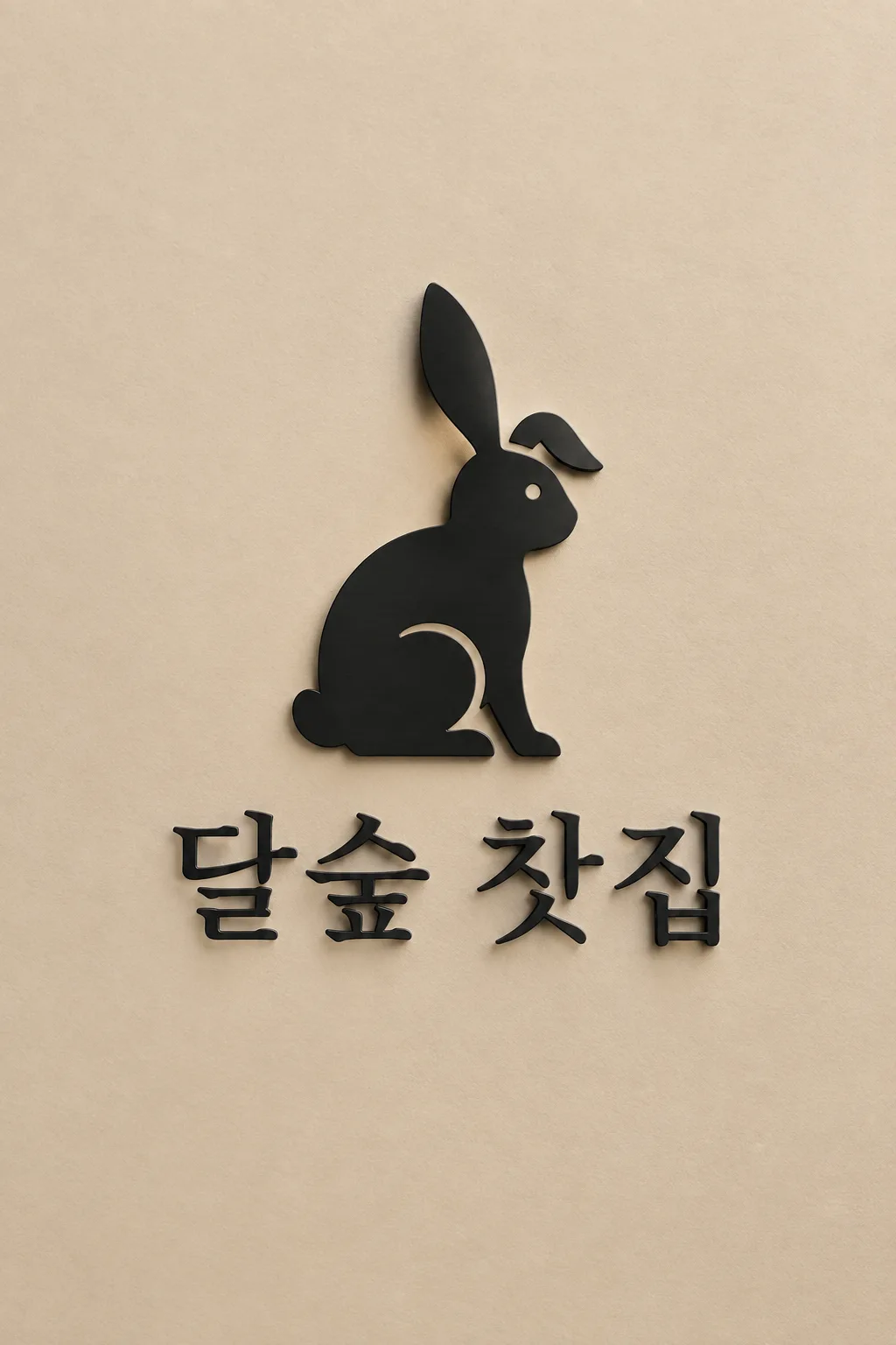 실루엣 로고 샘플