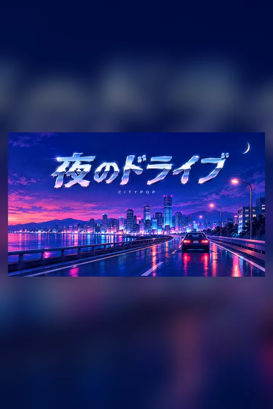 Suno シティポップサムネイル
