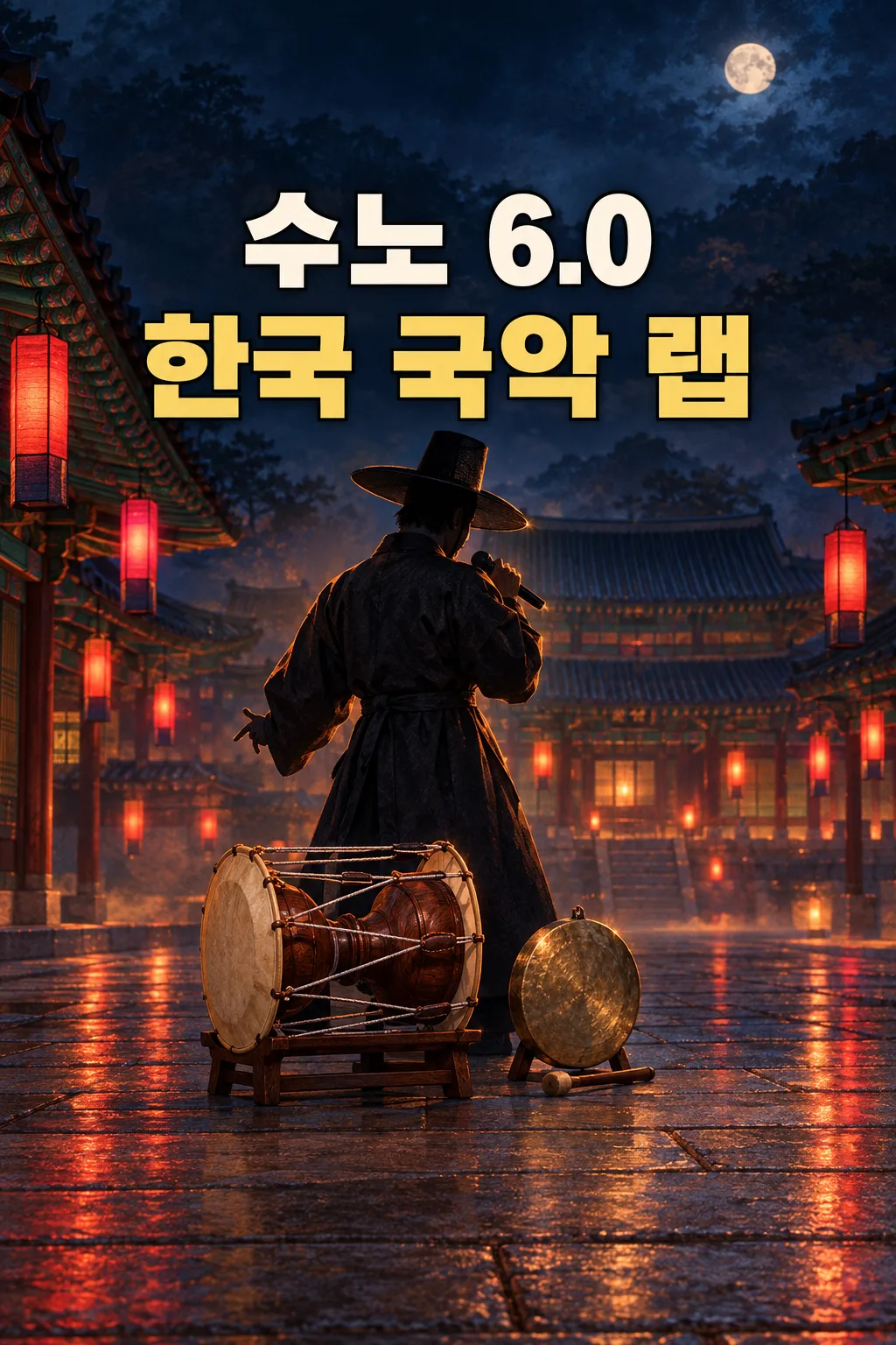 수노(Suno) 6.0 한국 국악 랩 샘플