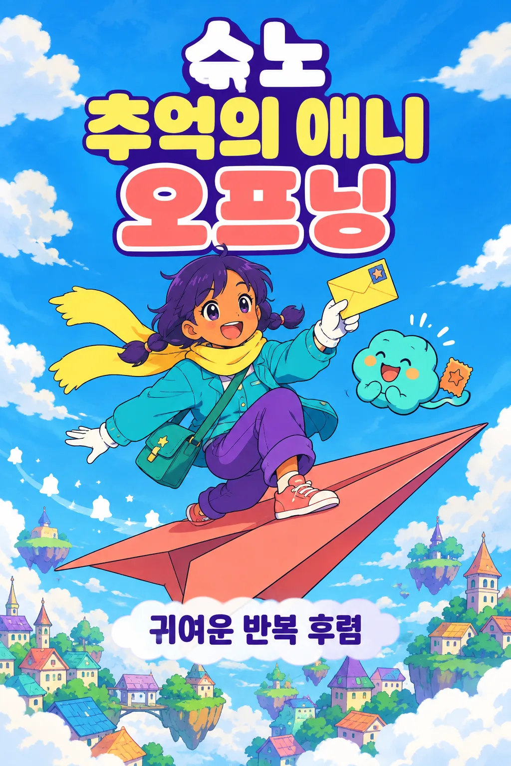 수노 추억의 애니 오프닝풍 — 귀엽고 반복되는 후렴 샘플