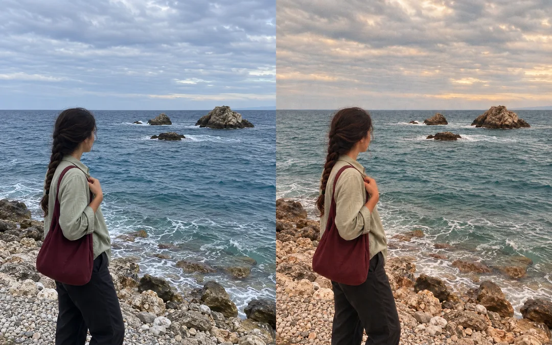 Turn your travel photo into a film-style feed photo — Example 1