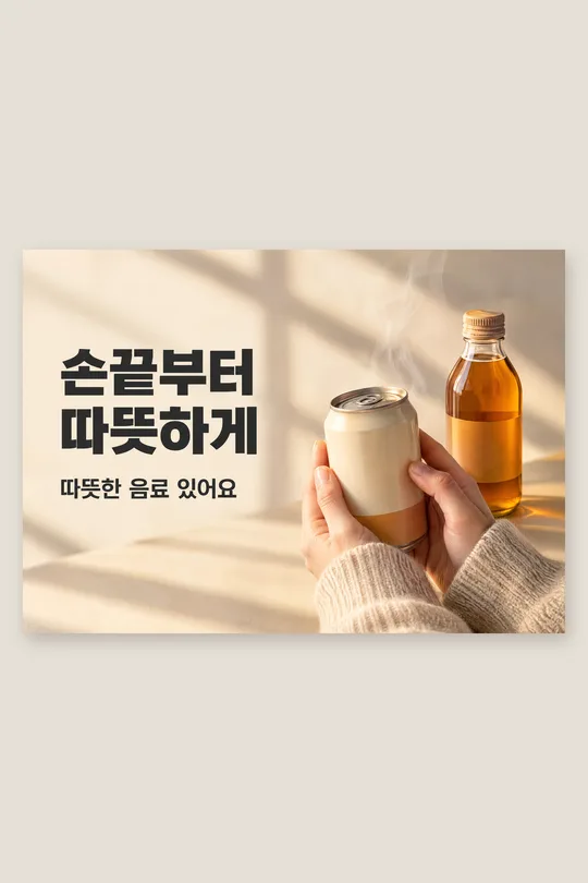 Warm Drink Cabinet Poster