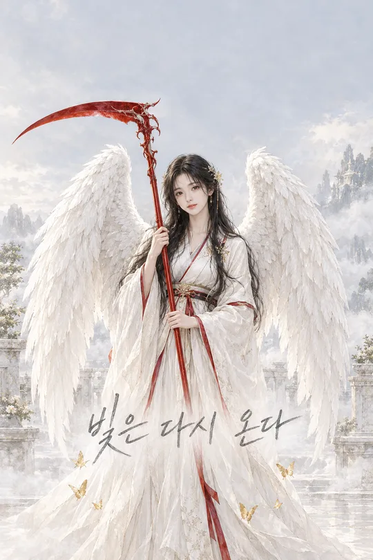 110 흰 날개와 붉은 낫 배경화면